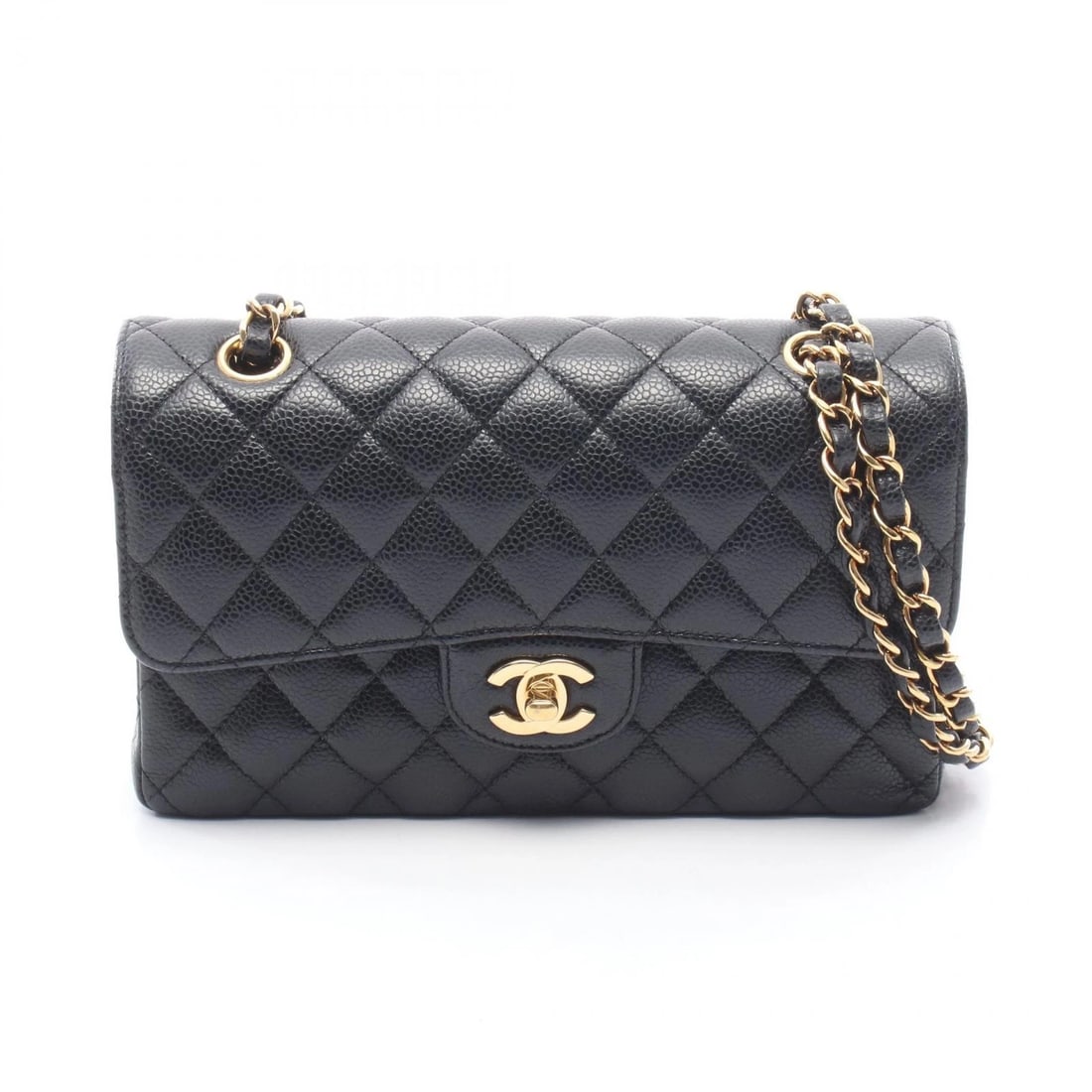 CHANEL MATELASSE DOUBLE FLAP CHAIN SHOULDER HANDBAG: CHANEL Matelasse Double Flap Chain Shoulder Handbag Brand: CHANEL Type/Style: Shoulder Bag Material: Grained Calfskin leather Color: Black?ish colors Size: (H:5.5inch x W:9.1inch x D:2.4inch) Acce