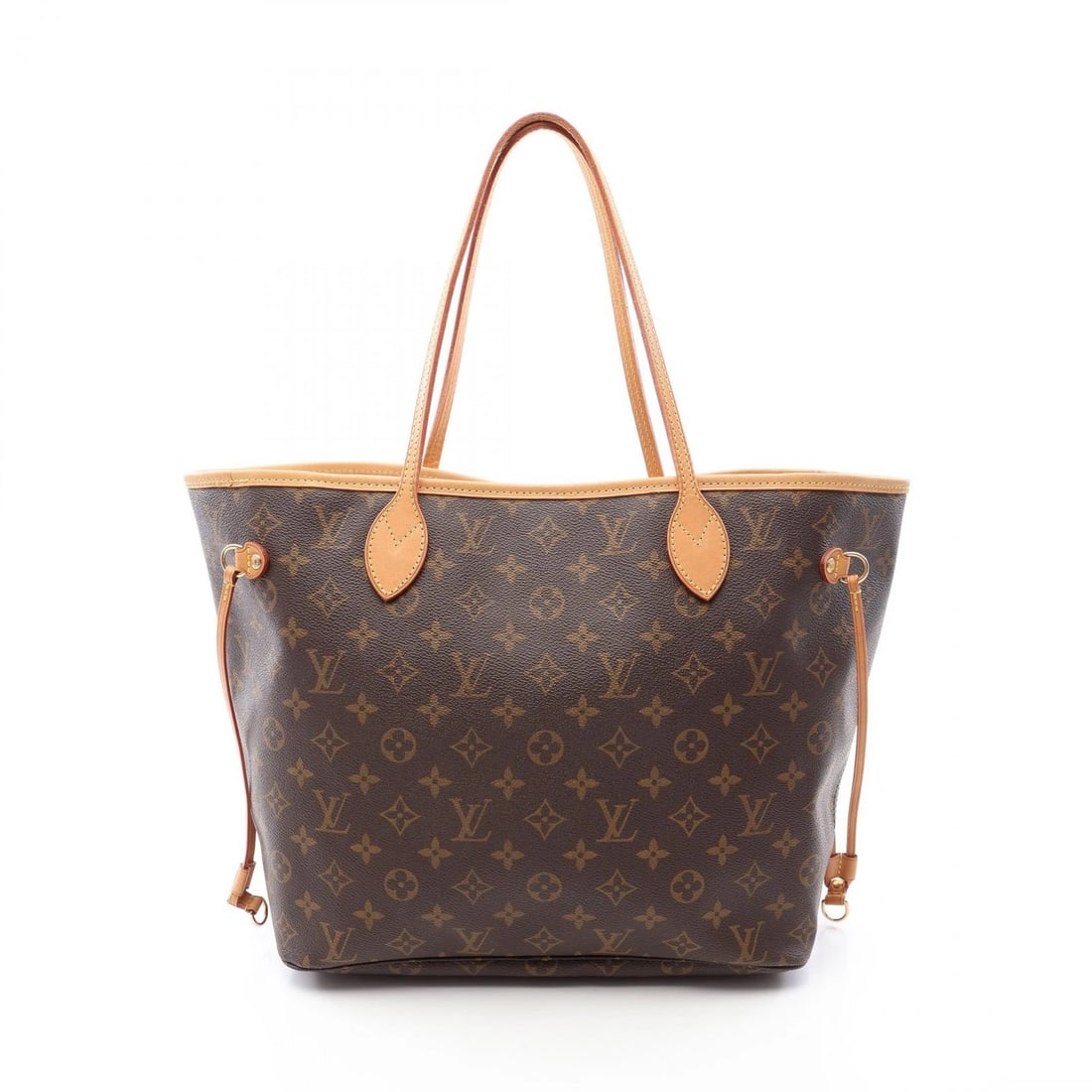 LOUIS VUITTON NEVERFULL MM TOTE SHOULDER BAG: LOUIS VUITTON Neverfull MM Tote shoulder Bag Brand: LOUIS VUITTON Type/Style: Tote Bag Material: Monogram ? PVC coated canvas ? leather Color: Brown?ish colors Size: (H:11.4inch x W:12.6inch x D:6.3in