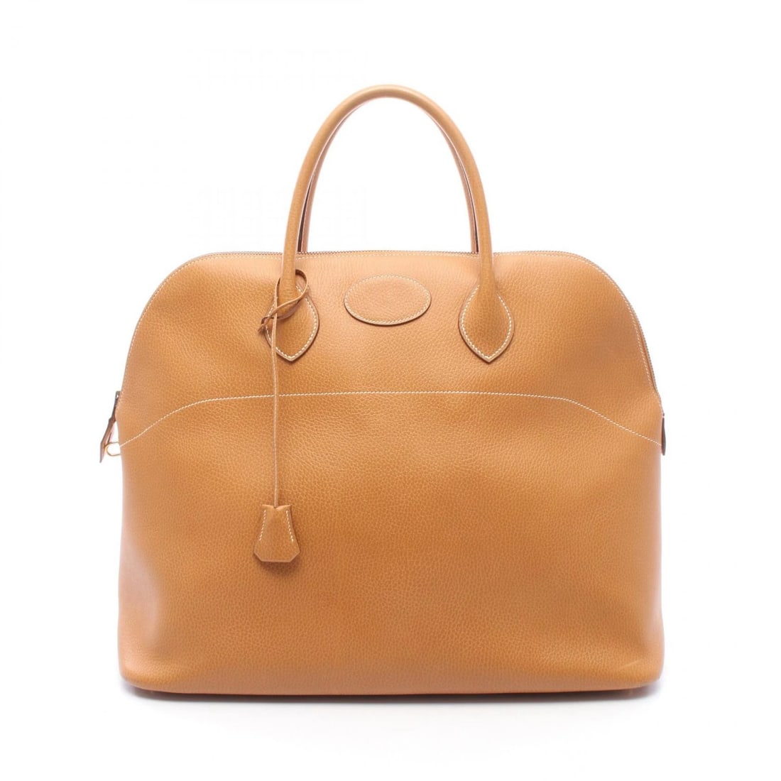 HERMES BOLIDE 45 HANDBAG ARDENNES LEATHER BROWN (1 of 3)