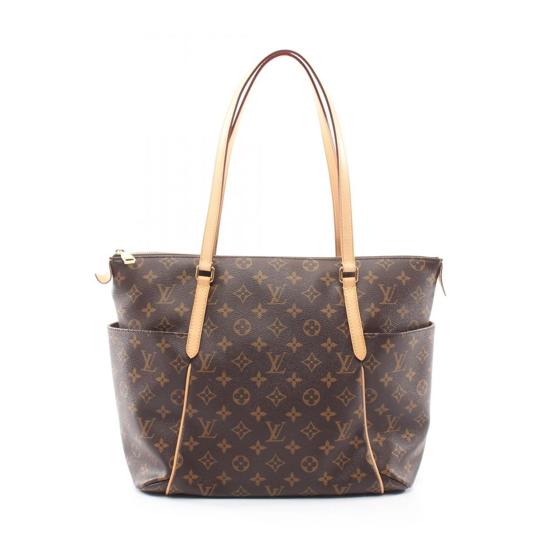 LOUIS VUITTON TOTALLY MM TOTE SHOULDER BAG: LOUIS VUITTON Totally MM Tote shoulder Bag Brand: LOUIS VUITTON Type/Style: Tote Bag Material: Monogram ? PVC coated canvas ? leather Color: Brown?ish colors Size: (H:11.4inch x W:13.4inch x D:5.3inch