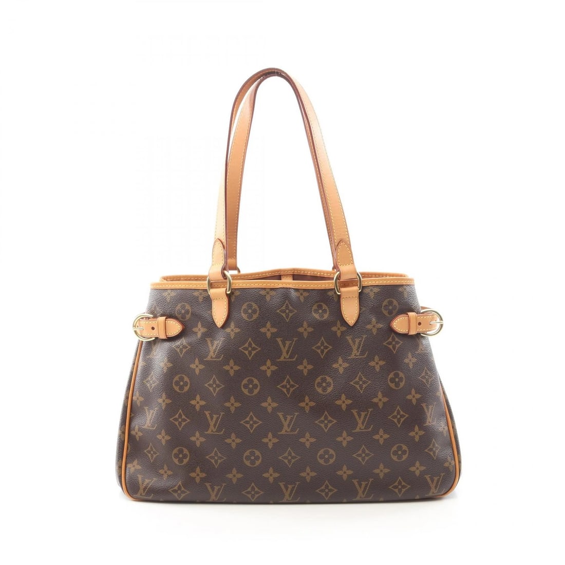 LOUIS VUITTON BATIGNOLLES HORIZONTAL SHOULDER BAG: LOUIS VUITTON Batignolles Horizontal Shoulder Bag Brand: LOUIS VUITTON Type/Style: Shoulder Bag Material: Monogram ? PVC coated canvas ? leather Color: Brown?ish colors Size: (H:9.8inch x W:14.6inch x