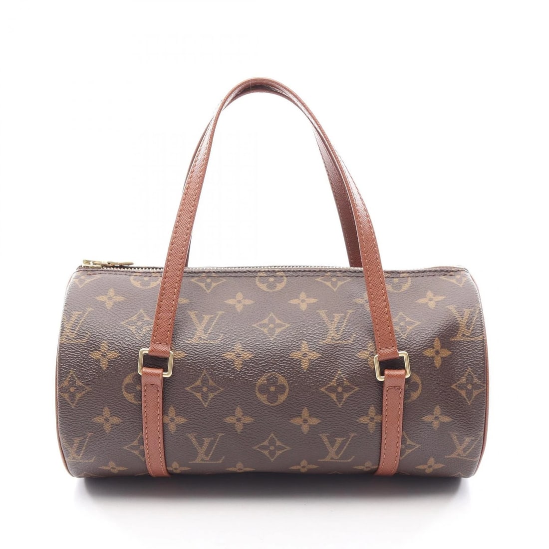 LOUIS VUITTON PAPILLON 26 OLD HANDBAG: LOUIS VUITTON Papillon 26 old Handbag Brand: LOUIS VUITTON Type/Style: Handbag Material: Monogram ? PVC coated canvas ? leather Color: Brown?ish colors Size: (H:5.1inch x W:10.2inch x D:5.1inch) A