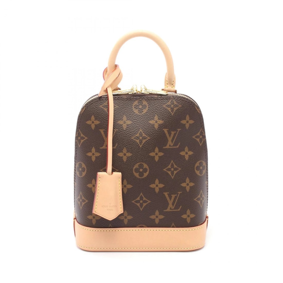 LOUIS VUITTON ALMA BACKPACK RUCKSACK HANDBAG: LOUIS VUITTON Alma Backpack Rucksack Handbag Brand: LOUIS VUITTON Type/Style: Rucksack Backpack Material: Monogram ? PVC coated canvas ? leather Color: Brown?ish colors Size: (H:7.9inch x W:6.5inch x