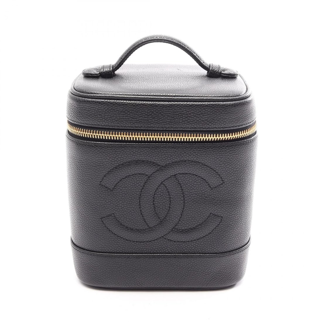 CHANEL MARK HANDBAG GRAINED CALFSKIN LEATHER: CHANEL Mark Handbag Grained Calfskin leather Brand: CHANEL Type/Style: Handbag Material: Grained Calfskin leather Color: Black?ish colors Size: (H:6.7inch x W:5.9inch x D:4.7inch) Accessories: Non