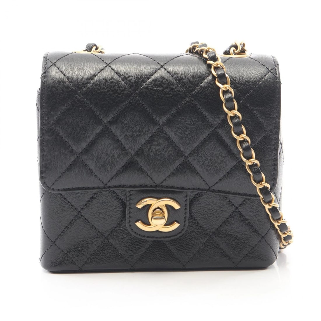 CHANEL MATELASSE CHAIN CROSSBODY SHOULDER HAND BAG: CHANEL Matelasse chain crossbody Shoulder hand Bag Brand: CHANEL Type/Style: Shoulder Bag Material: leather Color: Black?ish colors Size: (H:5.5inch x W:6.1inch x D:2.8inch) Accessories: None