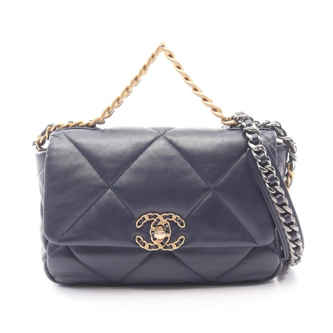 CHANEL 19 DIX-NEUF MATELASSE CHIAN CROSSBODY SHOULDER BAG (1 of 3)