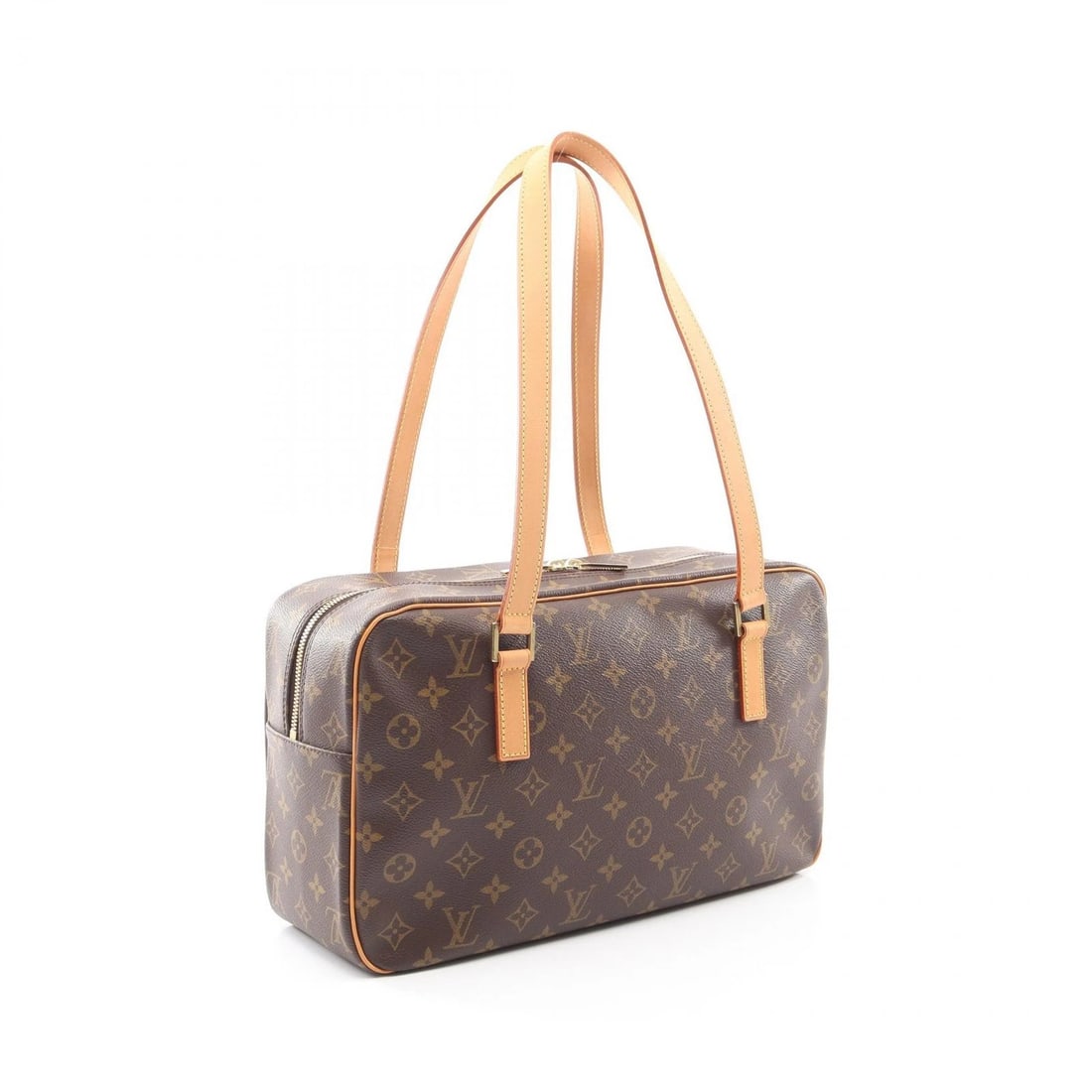 LOUIS VUITTON CITE GM SHOULDER HAND BAG: LOUIS VUITTON Cite GM Shoulder hand Bag Brand: LOUIS VUITTON Type/Style: Shoulder Bag Material: Monogram ? PVC coated canvas ? leather Color: Brown?ish colors Size: (H:8.3inch x W:14.2inch x D:4.5inch