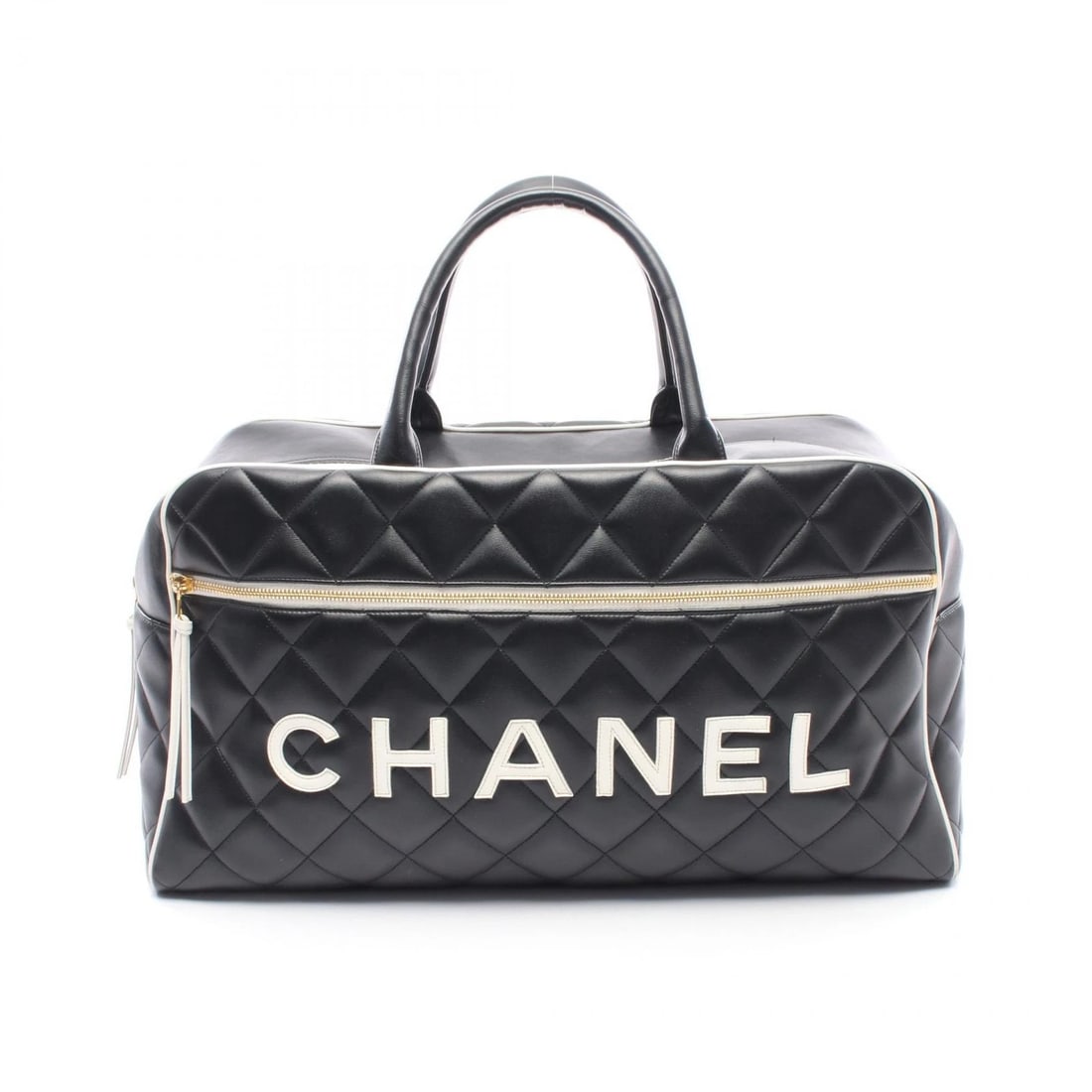 CHANEL MATELASSE BOWLING TRAVEL DUFFEL HANDBAG (1 of 4)