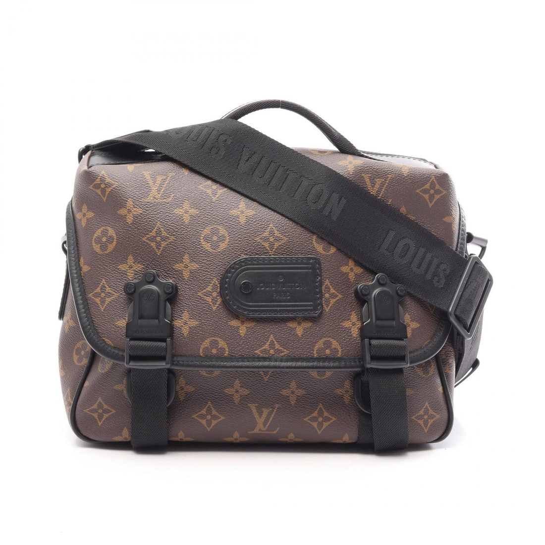 LOUIS VUITTON TRAIL MESSENGER CROSSBODY HANDBAG: LOUIS VUITTON Trail Messenger Crossbody Handbag Brand: LOUIS VUITTON Type/Style: Handbag Material: Monogram macassar ? PVC coated canvas ? leather Color: Brown?ish colors ? Black?ish colors Size: (H:8