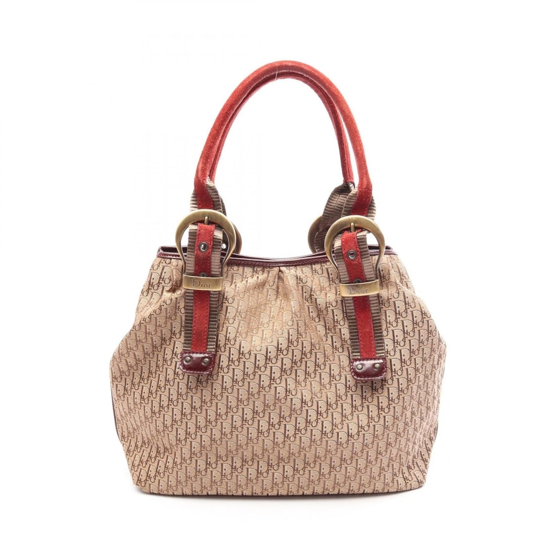 CHRISTIANDIOR TROTTER TOTE SHOULDER HANDBAG CANVAS PATENT: ChristianDior Trotter Tote Shoulder Handbag canvas Patent Brand: DIOR Type/Style: Tote Bag Material: canvas ? Patent leather ? Suede Color: Beige?ish colors ? Bordeaux?ish colors Size: (H:9.4inch x W: