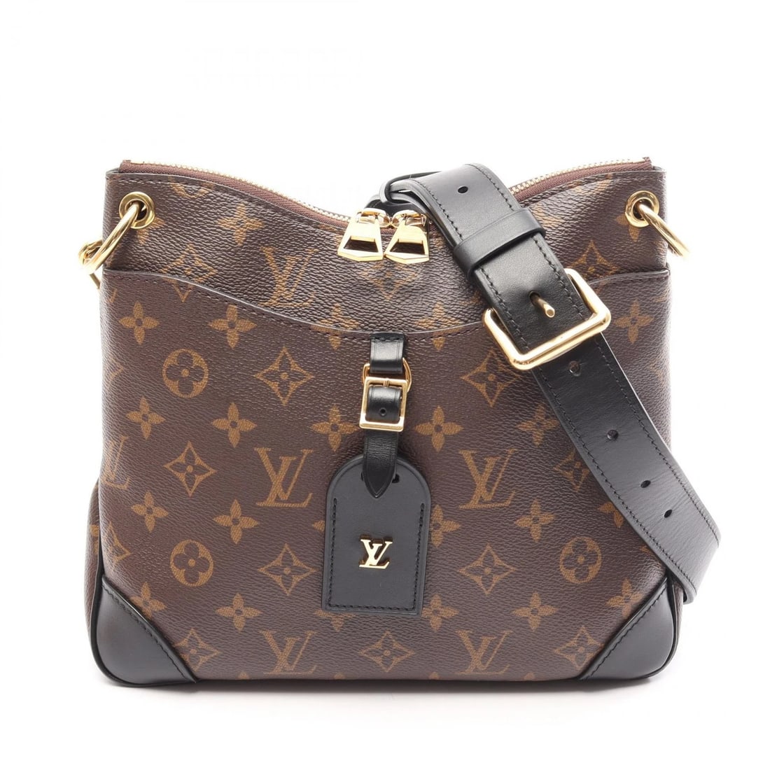 LOUIS VUITTON ODEON NM PM SHOULDER CROSSBODY BAG: LOUIS VUITTON Odeon NM PM Shoulder Crossbody Bag Brand: LOUIS VUITTON Type/Style: Shoulder Bag Material: Monogram ? PVC coated canvas ? leather Color: Black / Brown?ish colors ? Black?ish colors Size:
