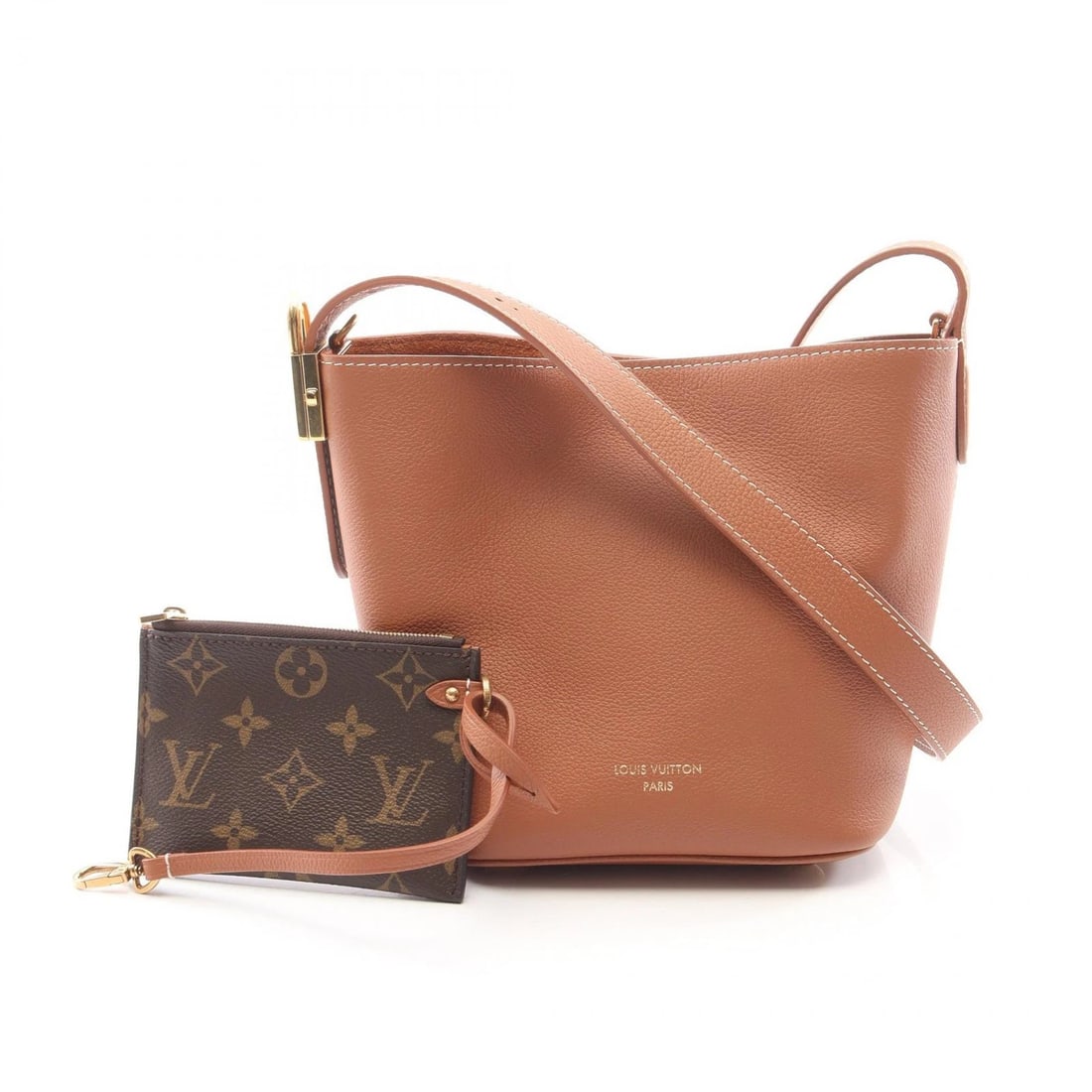 LOUIS VUITTON LOW KEY ALL IN BB SHOULDER CROSSBODY BAG: LOUIS VUITTON Low Key All In BB Shoulder crossbody Bag Brand: LOUIS VUITTON Type/Style: Shoulder Bag Material: Calfskin ? leather Color: Cognac / Brown?ish colors Size: (H:7.1inch x W:6.7inch x D:5.1i