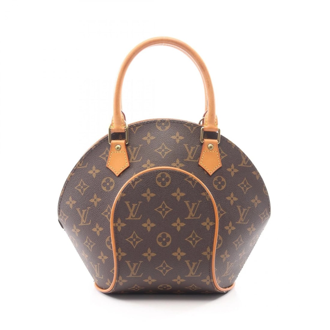 LOUIS VUITTON ELLIPSE PM HANDBAG MONOGRAM LEATHER BROWN: LOUIS VUITTON Ellipse PM Handbag Monogram leather Brown Brand: LOUIS VUITTON Type/Style: Handbag Material: Monogram ? PVC coated canvas ? leather Color: Brown?ish colors Size: (H:10.2inch x W:8.3inch 