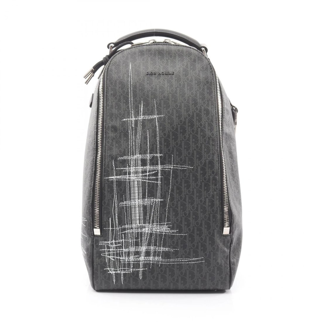 CHRISTIAN DIOR OBLIQUE WAIST CROSSBODY BELT BAG: Christian Dior Oblique Waist Crossbody Belt Bag Brand: DIOR Type/Style: Waist bag Body bag Material: PVC coated canvas ? leather Color: Gray?ish colors ? Black?ish colors ? White?ish colors Size: (H:1