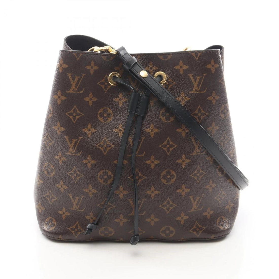 LOUIS VUITTON NEONOE SHOULDER CROSSBODY BAG: LOUIS VUITTON Neonoe Shoulder crossbody Bag Brand: LOUIS VUITTON Type/Style: Shoulder Bag Material: Monogram ? PVC coated canvas ? leather Color: Black / Brown?ish colors ? Black?ish colors Size: (H:1