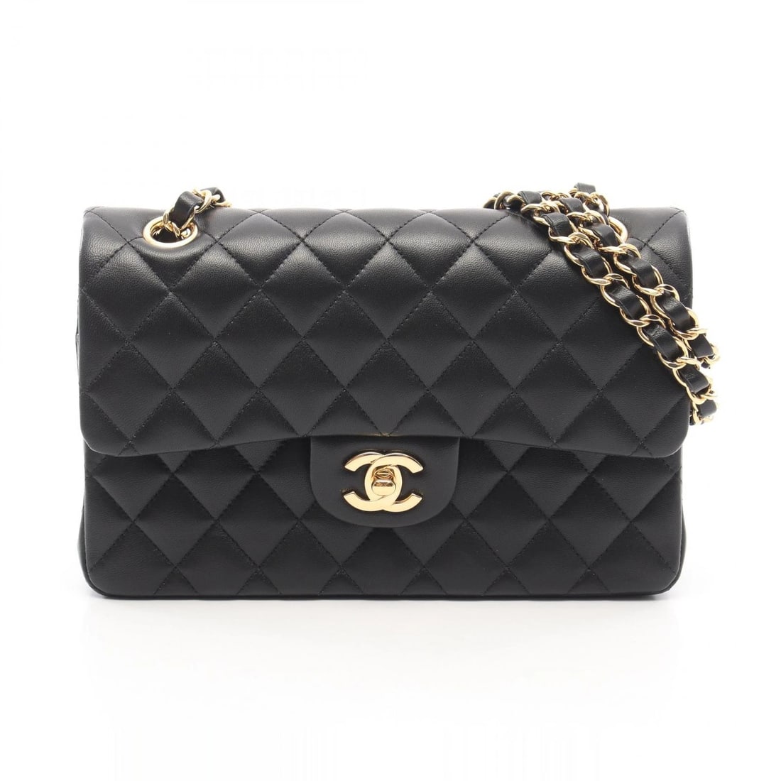 CHANEL MATELASSE DOUBLE FLAP CHAIN SHOULDER HANDBAG (1 of 5)