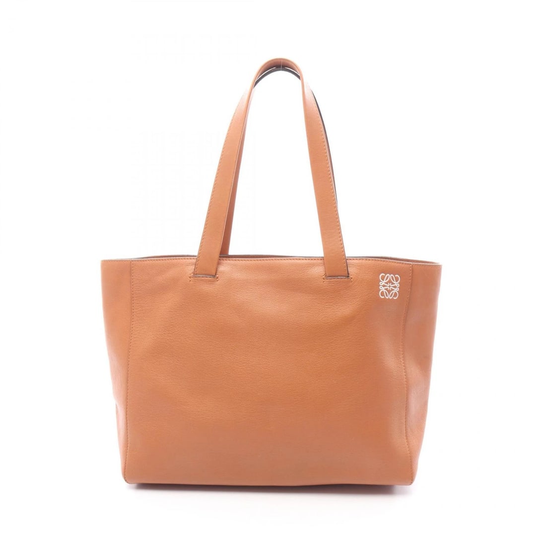 LOEWE EAST WEST SHOPPER SMALL TOTE BAG: LOEWE EAST WEST SHOPPER SMALL Tote Bag Brand: LOEWE Type/Style: Tote Bag Material: leather Color: Brown?ish colors Size: (H:9.1inch x W:11.8inch x D:4.7inch) Accessories: None Accessories