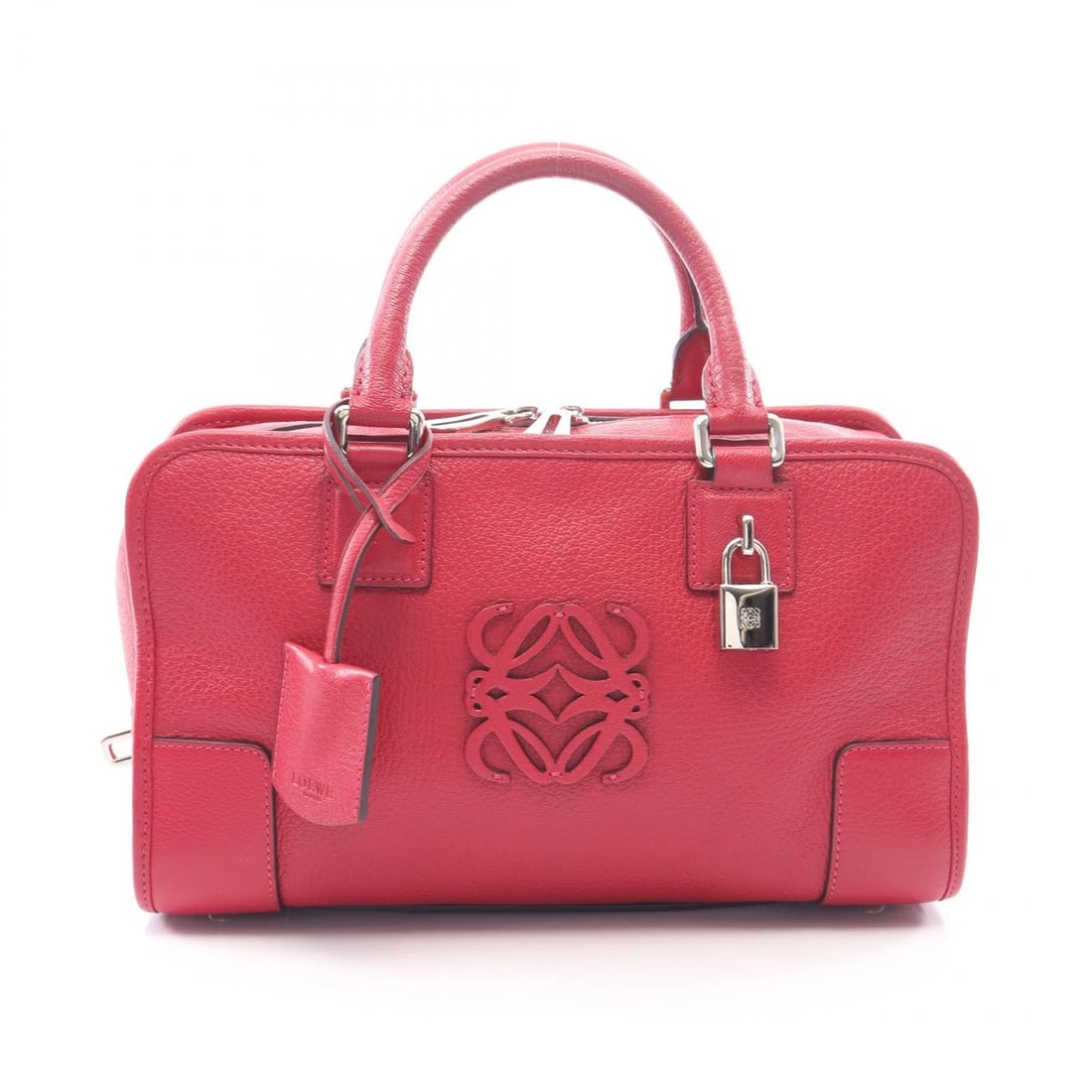 LOEWE AMERICANA 28 SHOULDER CROSSBODY HANDBAG: LOEWE Americana 28 shoulder crossbody Handbag Brand: LOEWE Type/Style: Handbag Material: leather Color: Pink?ish colors Size: (H:6.3inch x W:11.4inch x D:4.7inch) Accessories: None Accesso
