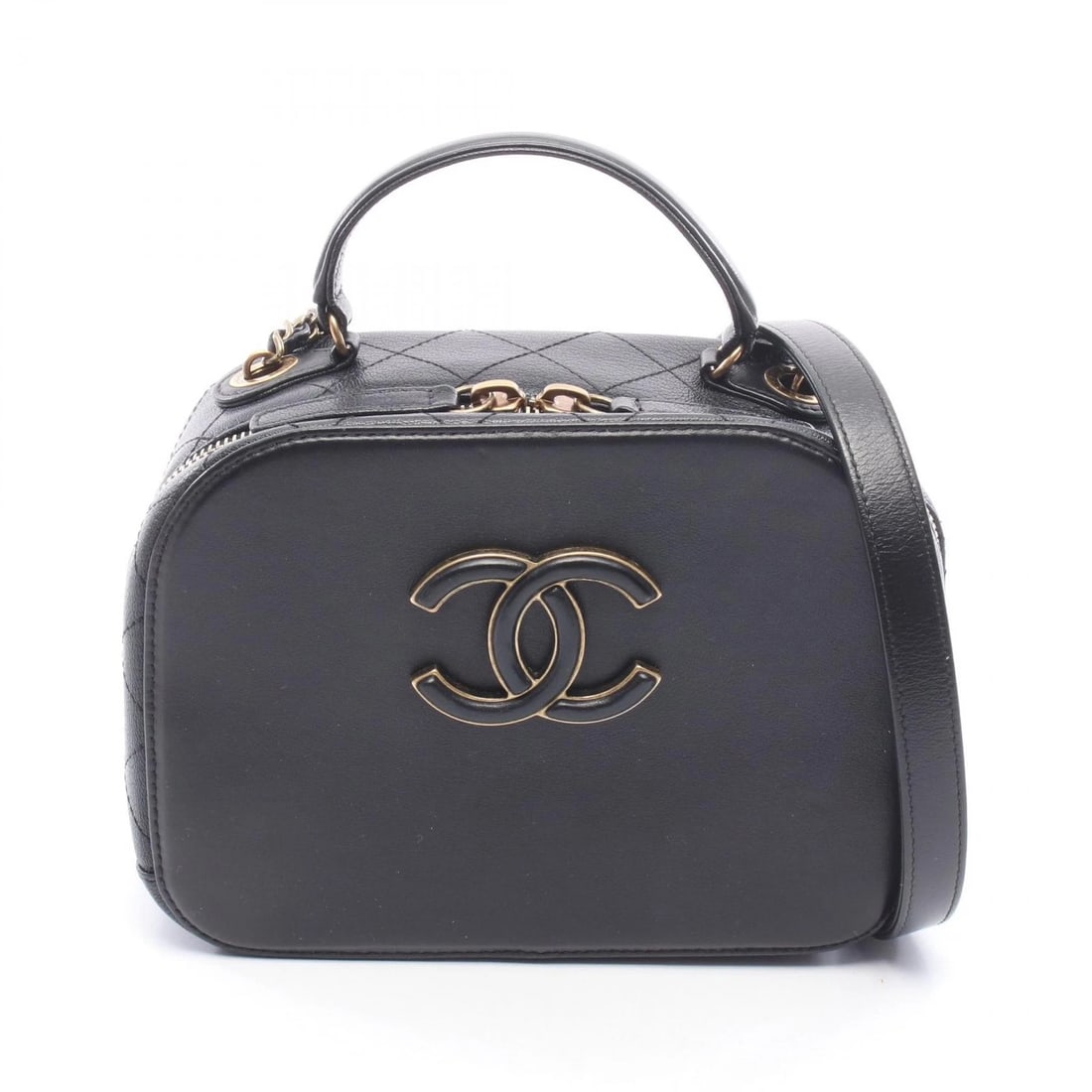 CHANEL COCO MARK HAND CROSSBODY SHOULDER BAG: CHANEL COCO Mark Hand Crossbody Shoulder Bag Brand: CHANEL Type/Style: Shoulder Bag Material: leather Color: Black?ish colors Size: (H:5.5inch x W:7.5inch x D:3.0inch) Accessories: None Ac