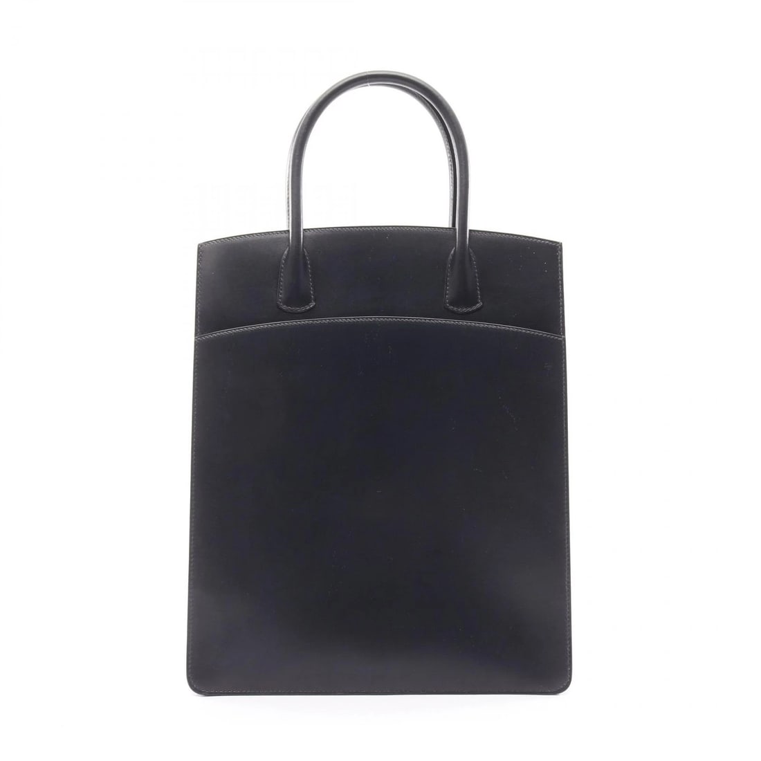 HERMES WHITE BUS UP HANDBAG: HERMES White bus up Handbag Brand: HERMES Type/Style: Handbag Material: Box calf leather ? Calfskin (cowhide) Color: Blue indigo / Navy?ish colors Size: (H:14.2inch x W:11.6inch x D:4.7inch)