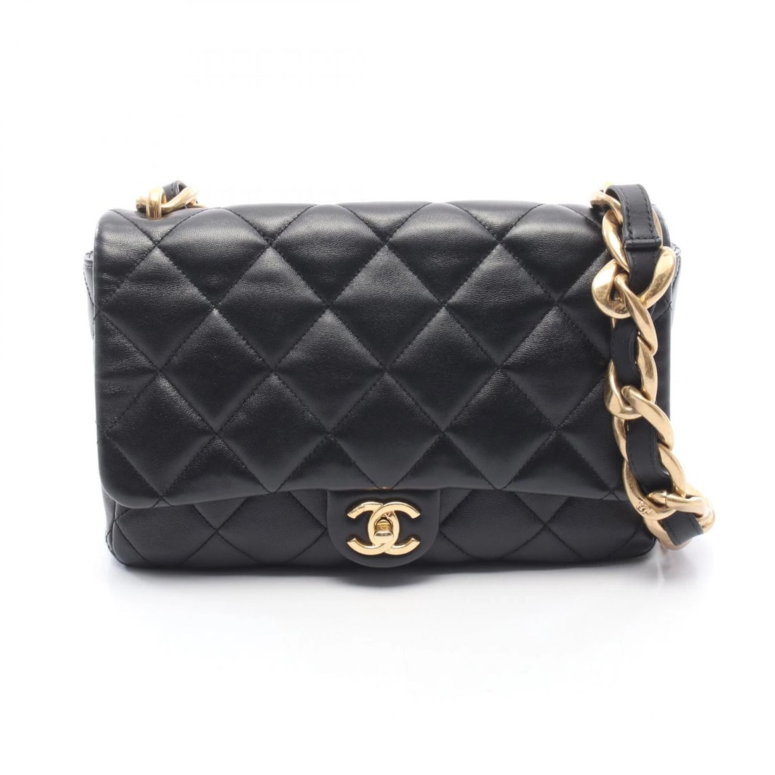 CHANEL LARGE FLAP BAG MATELASSE CHAIN SHOULDER BAG: CHANEL Large flap bag Matelasse Chain Shoulder Bag Brand: CHANEL Type/Style: Shoulder Bag Material: leather Color: Black?ish colors Size: (H:6.9inch x W:10.4inch x D:2.6inch) Accessories: None