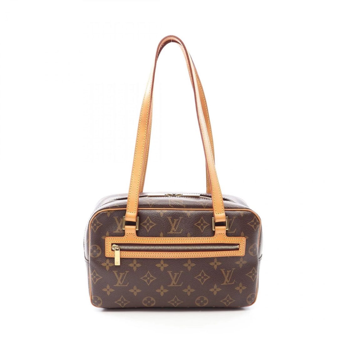 LOUIS VUITTON CITE MM SHOULDER HAND BAG: LOUIS VUITTON Cite MM Shoulder hand Bag Brand: LOUIS VUITTON Type/Style: Shoulder Bag Material: Monogram ? PVC coated canvas ? leather Color: Brown?ish colors Size: (H:6.3inch x W:10.0inch x