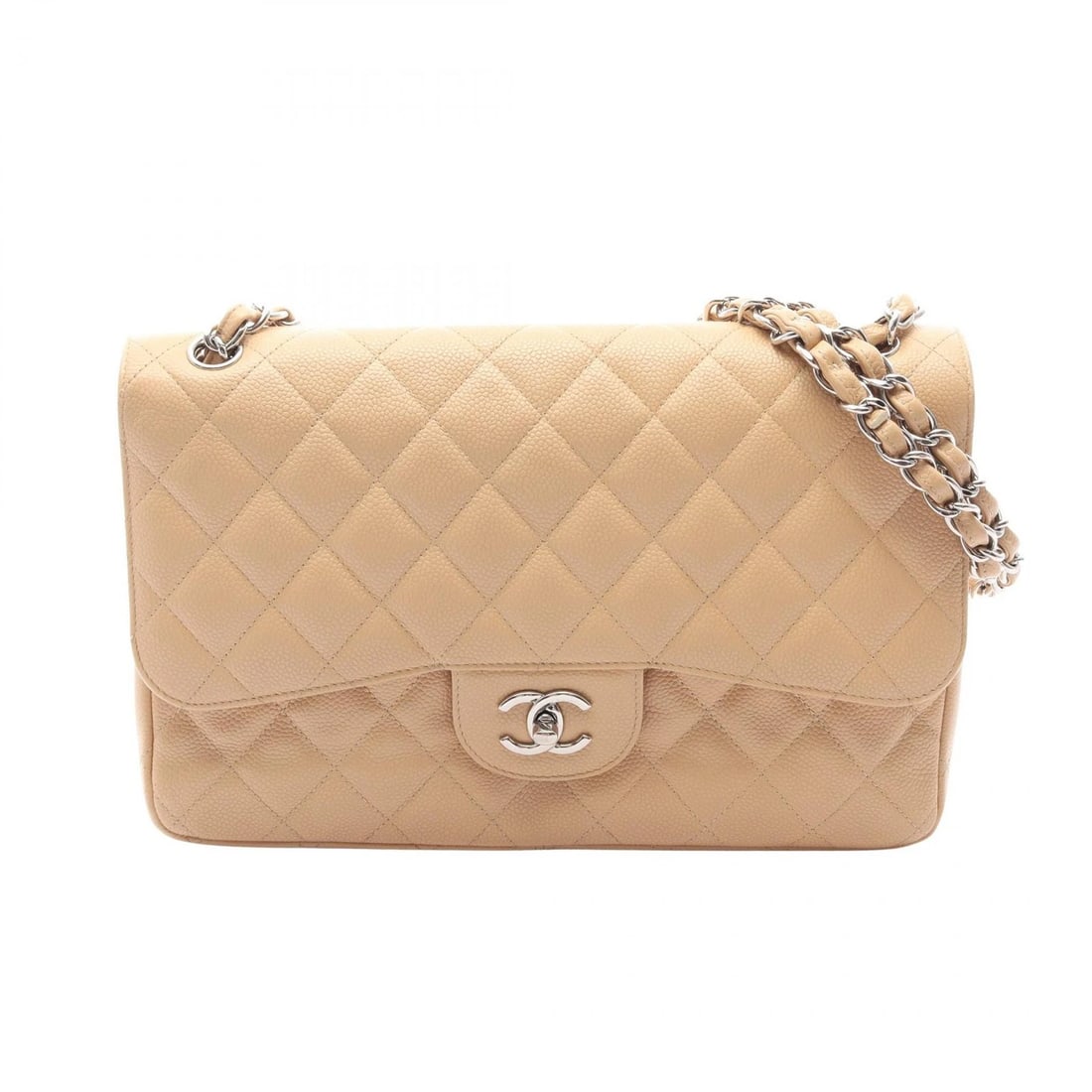 CHANEL JUMBO MATELASSE 30 CLASSIC LARGE W FLAP CHAIN SHOULDER BAG (1 of 2)