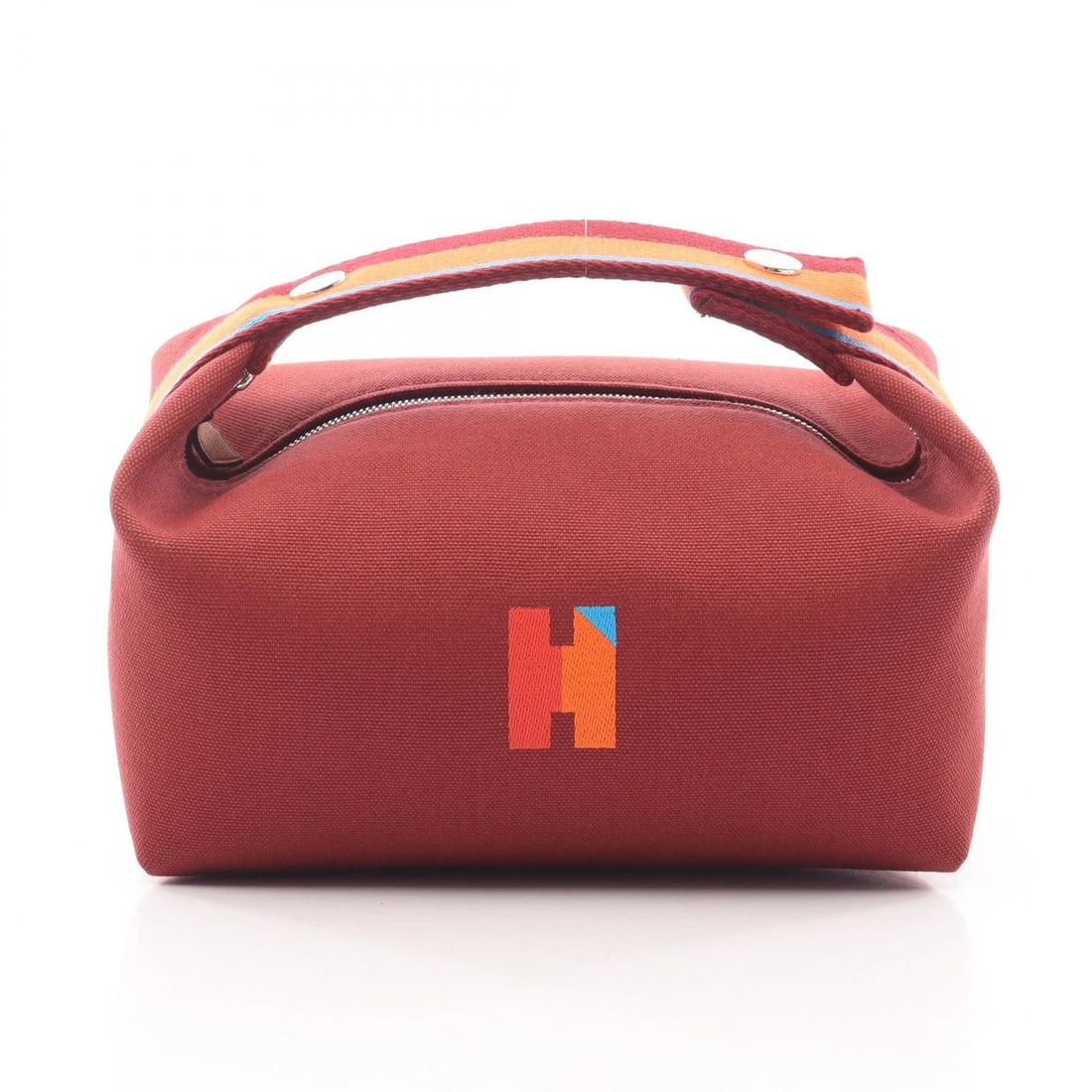 HERMES BRIDE A BRAC PM H PAVILION POUCH HANDBAG: HERMES Bride a Brac PM H Pavilion Pouch Handbag Brand: HERMES Type/Style: Handbag Material: canvas Color: Brown?ish colors ? Multicolor?ish colors Size: (H:3.9inch x W:8.3inch x D:5.1inch) Accesso