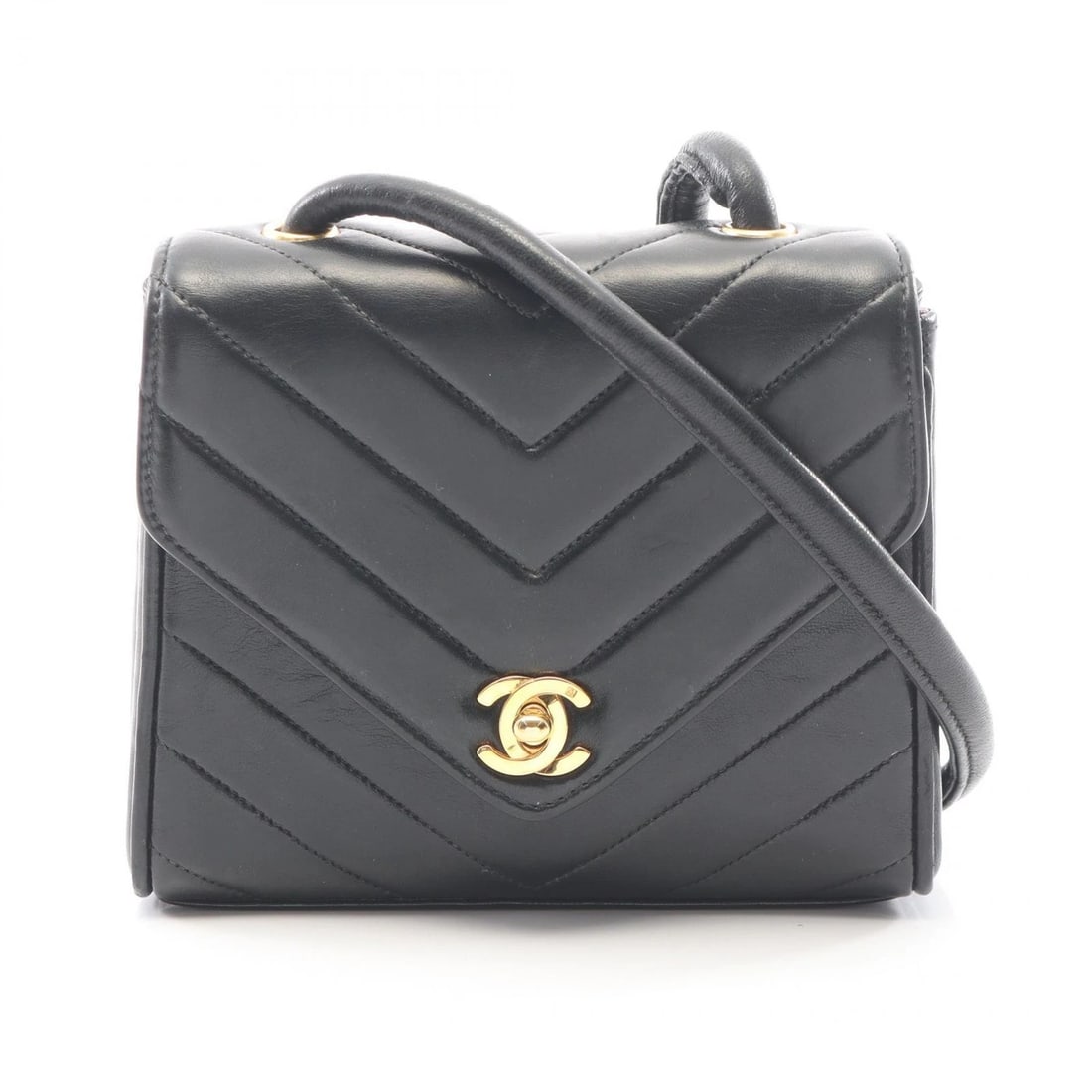 CHANEL V STITCH SHOULDER CROSSBODY BAG: CHANEL V stitch Shoulder crossbody Bag Brand: CHANEL Type/Style: Shoulder Bag Material: Lambskin (sheep leather) Color: Black?ish colors Size: (H:5.1inch x W:6.7inch x D:2.4inch) Accessories: None