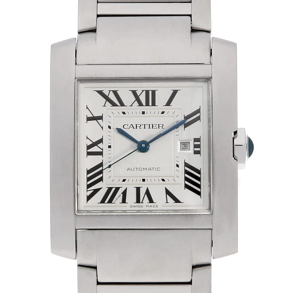 CARTIER TANK FRANCAISE STAINLESS STEEL WATCH: Cartier Tank francaise Stainless Steel Watch Brand: Cartier Type/Style: Wrist watch Material: Band Material Stainless Steel, Case Material Stainless Steel Color: Dial Color Silver Size: Case:W36.7mm