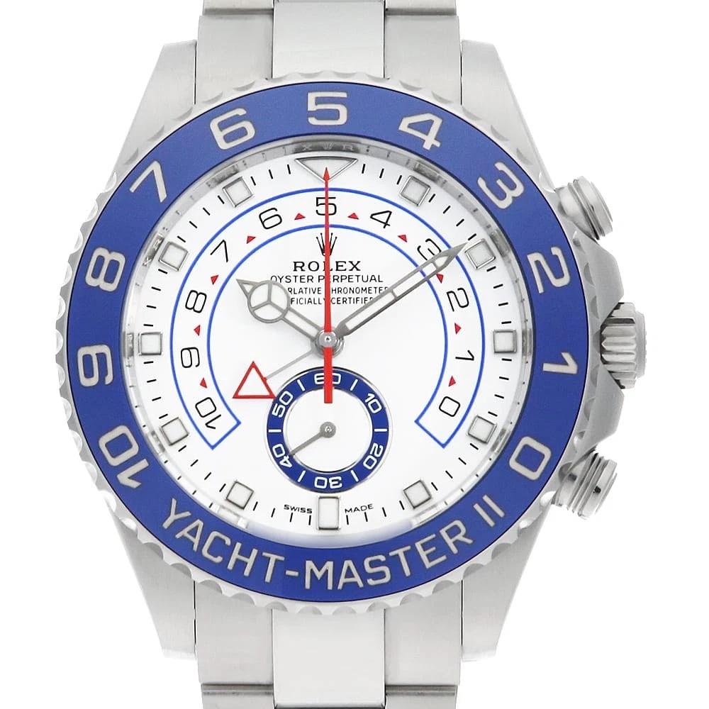 ROLEX YACHT-MASTER WHITE WATCH: ROLEx Yacht-Master white Watch Brand: ROLEx Type/Style: Wrist watch Material: Band Material Stainless Steel, Case Material Stainless Steel Color: Dial Color White Size: Case:W44mm Circumference of