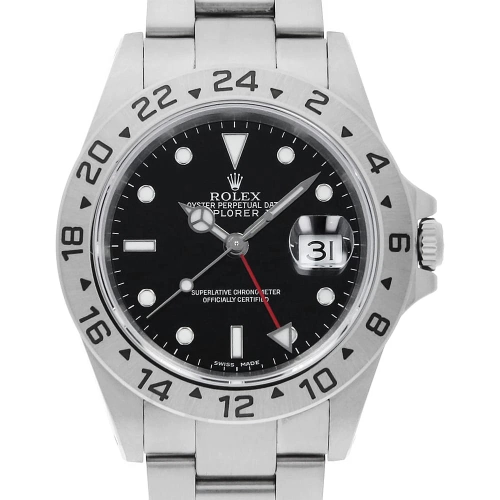 ROLEX EXPLORER BLACK STAINLESS STEEL WATCH: ROLEx Explorer black Stainless Steel Watch Brand: ROLEx Type/Style: Wrist watch Material: Band Material Stainless Steel, Case Material Stainless Steel Color: Dial Color Black Size: