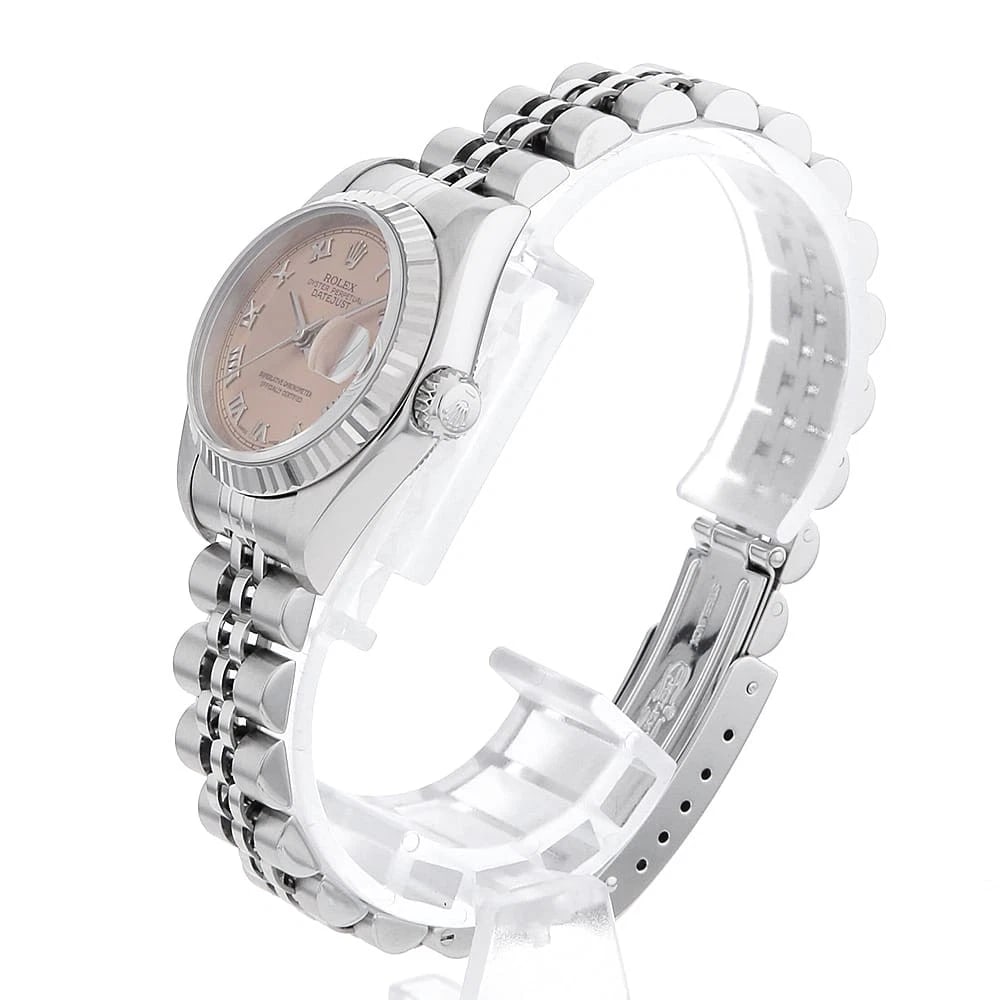 ROLEX DATEJUST PINK WATCH - 2