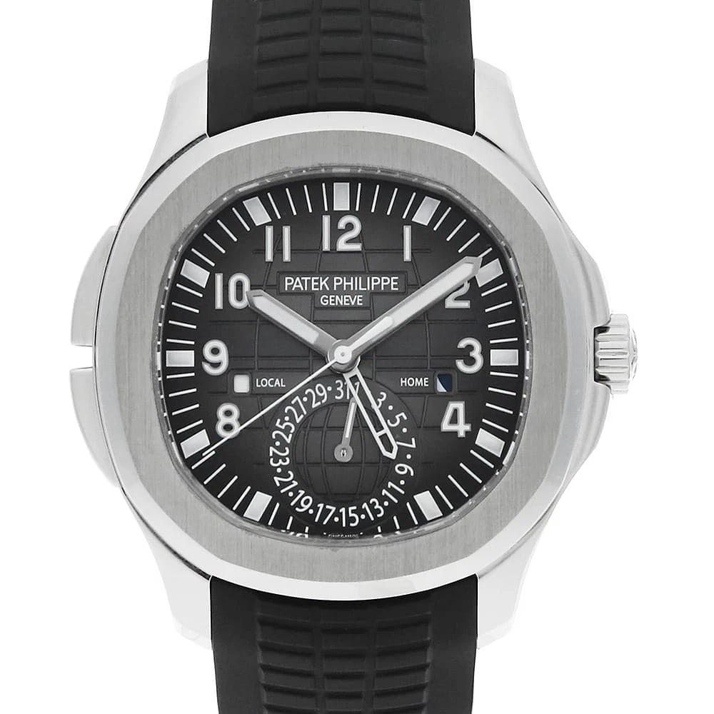 PATEK PHILIPPE AQUANAUT WATCH: PATEK PHILIPPE Aquanaut Watch Brand: PATEK PHILIPPE Type/Style: Wrist watch Material: Band Material rubber, Case Material Stainless Steel Color: Dial Color Black Size: Case:W41mm Circumference of Wris