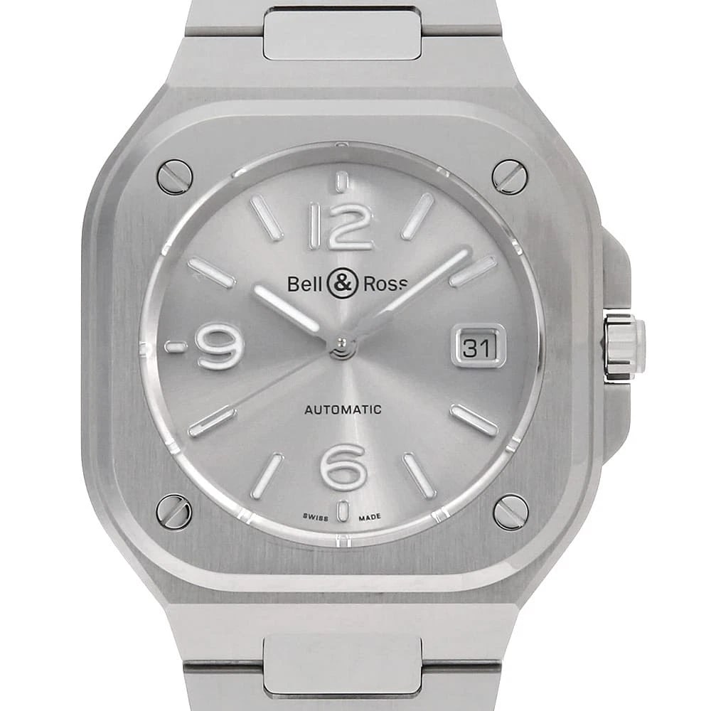 BELL&ROSS GRAY STEEL WATCH (1 of 3)
