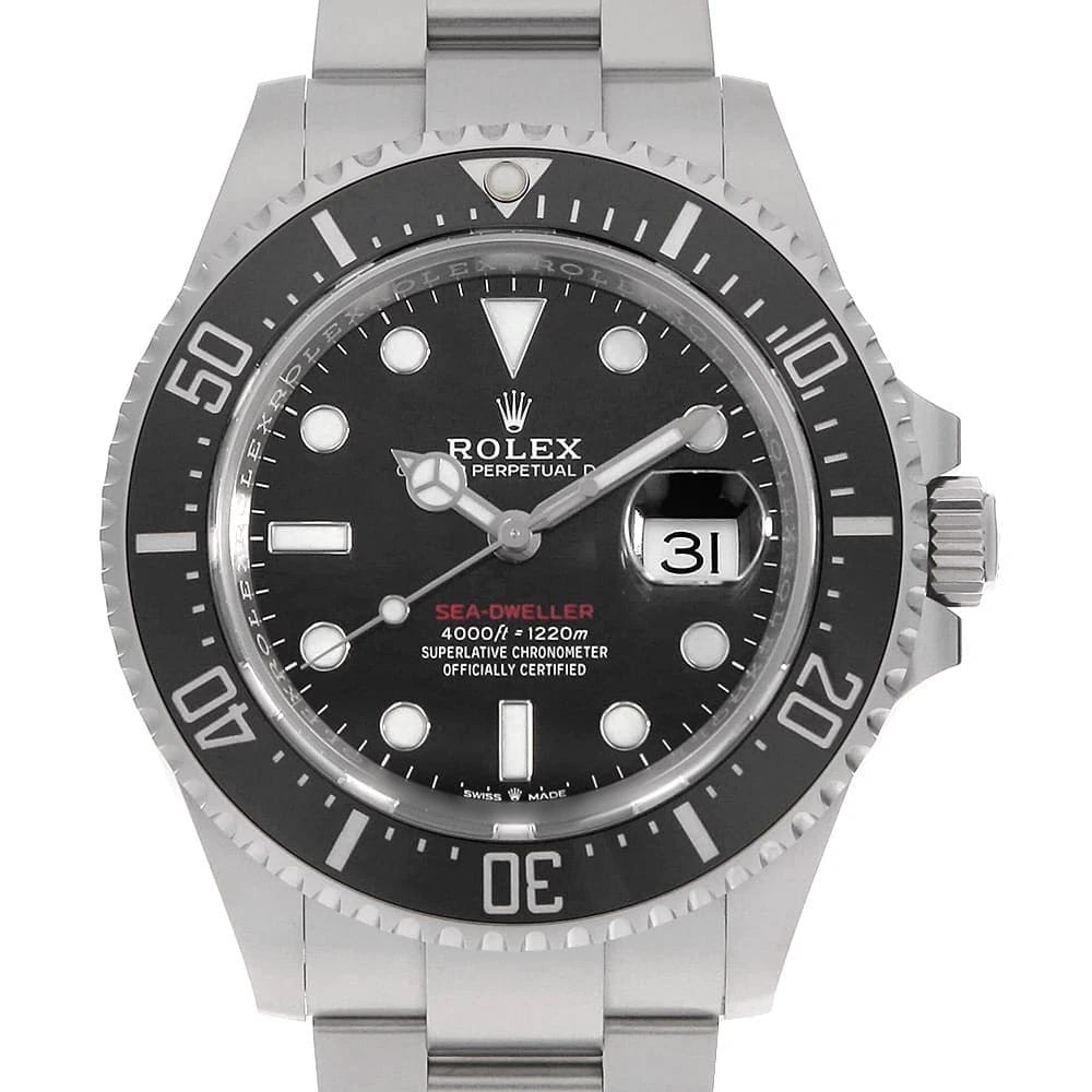 ROLEX SEA-DWELLER BLACK WATCH: ROLEx SEA-DWELLER black Watch Brand: ROLEx Type/Style: Wrist watch Material: Band Material Stainless Steel, Case Material Stainless Steel Color: Dial Color Black Size: Case:W43mm Circumference of Wris