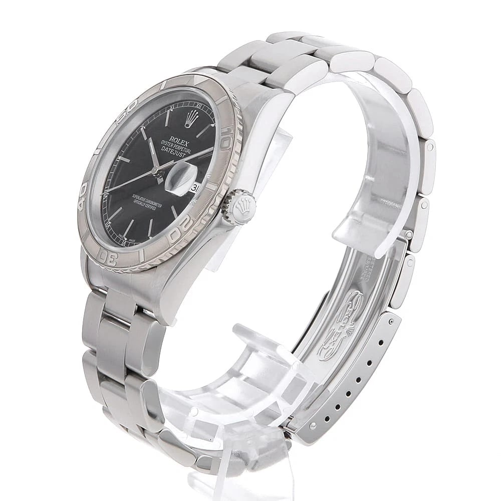 ROLEX DATEJUST THUNDERBIRD BLACK WATCH - 2