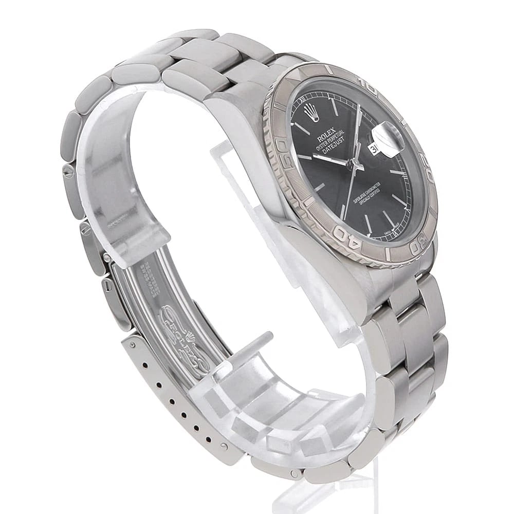 ROLEX DATEJUST THUNDERBIRD BLACK WATCH - 3