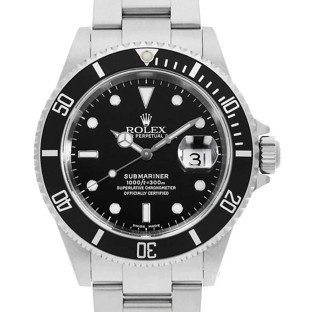 ROLEX SUBMARINER DATE BLACK WATCH: ROLEx SUBMARINER Date black Watch Brand: ROLEx Type/Style: Wrist watch Material: Band Material Stainless Steel, Case Material Stainless Steel Color: Dial Color Black Size: Case:WCircumference of Wrist