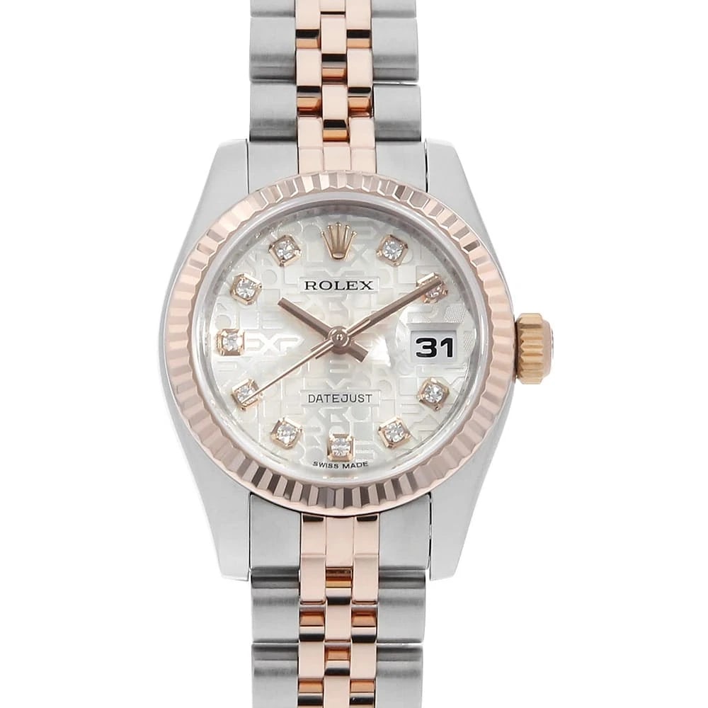 ROLEX DATEJUST DIAMOND SILVER CARVING COMPUTER WATCH: ROLEx Datejust Diamond Silver Carving computer Watch Brand: ROLEx Type/Style: Wrist watch Material: Band Material Stainless Steel/Everose Gold, Case Material Stainless Steel/Everose Gold Color: Dial