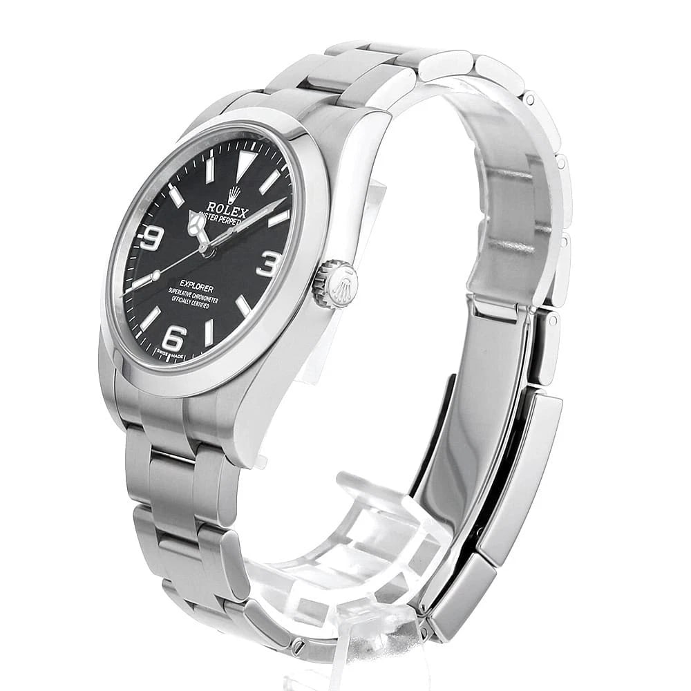 ROLEX EXPLORER WHITE BLACK WATCH - 2