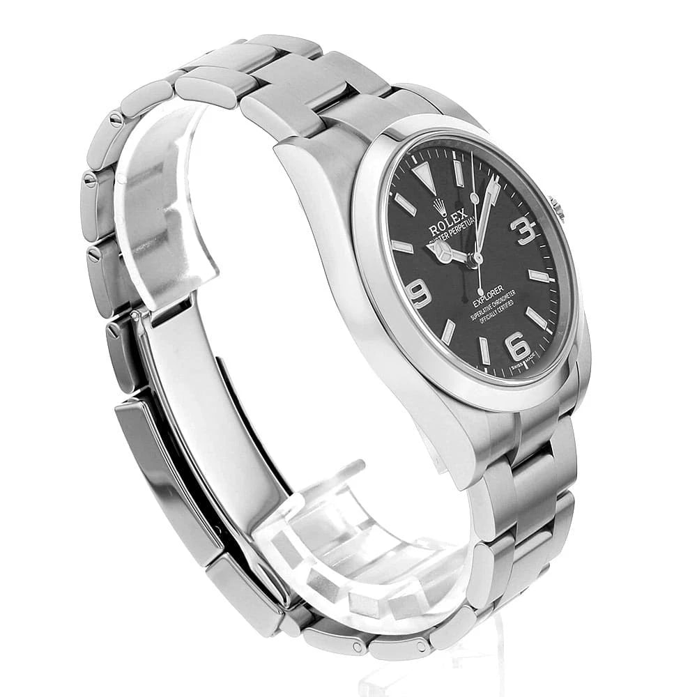 ROLEX EXPLORER WHITE BLACK WATCH - 3