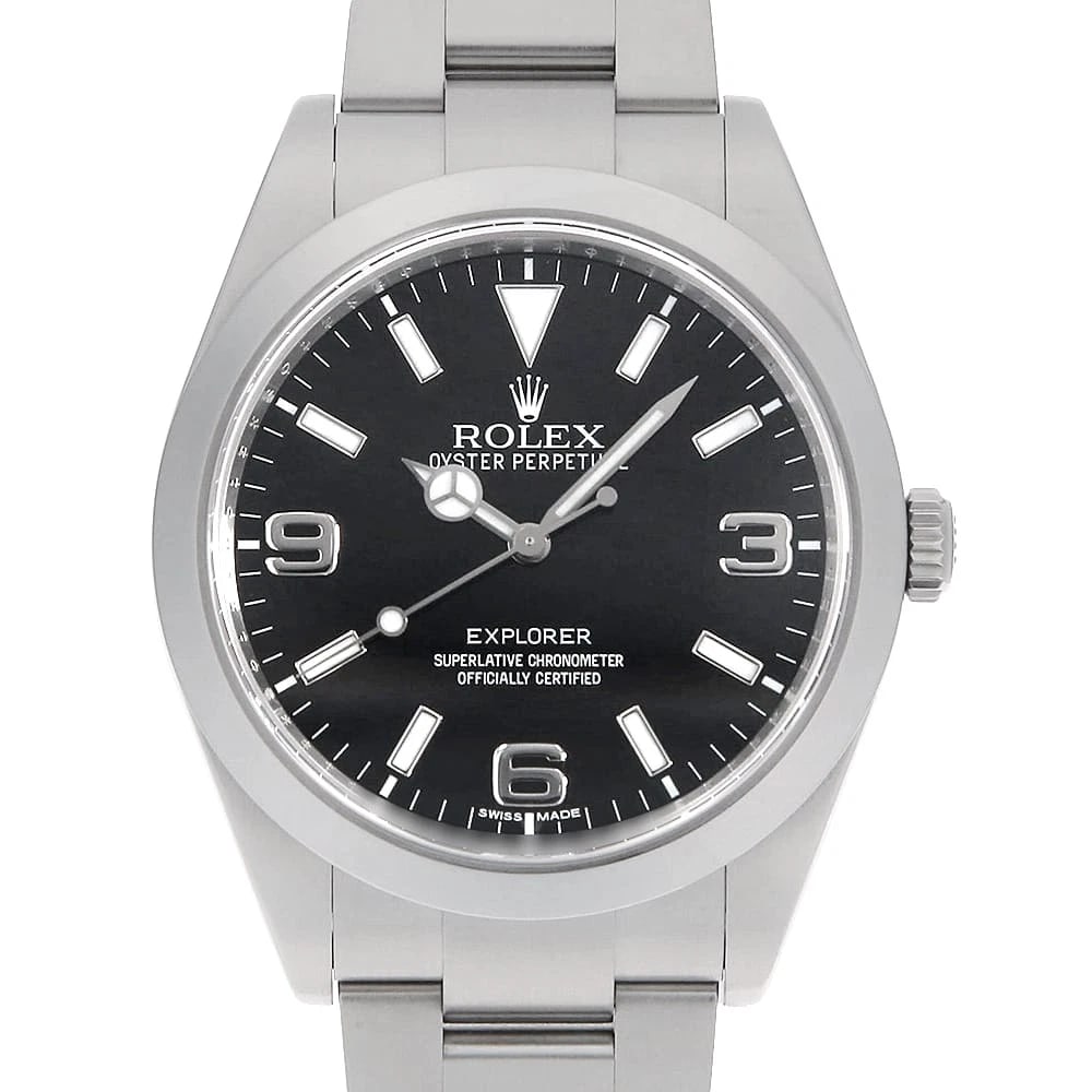 ROLEX EXPLORER BLACK WATCH: ROLEx Explorer black Watch Brand: ROLEx Type/Style: Wrist watch Material: Band Material Stainless Steel, Case Material Stainless Steel Color: Dial Color Black Size: Case:WCircumference of Wrist:19cm