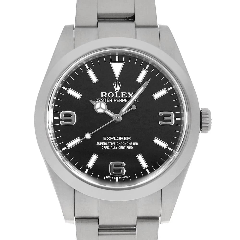 ROLEX EXPLORER BLACK WATCH: ROLEx Explorer black Watch Brand: ROLEx Type/Style: Wrist watch Material: Band Material Stainless Steel, Case Material Stainless Steel Color: Dial Color Black Size: Case:WCircumference of Wrist:19cm