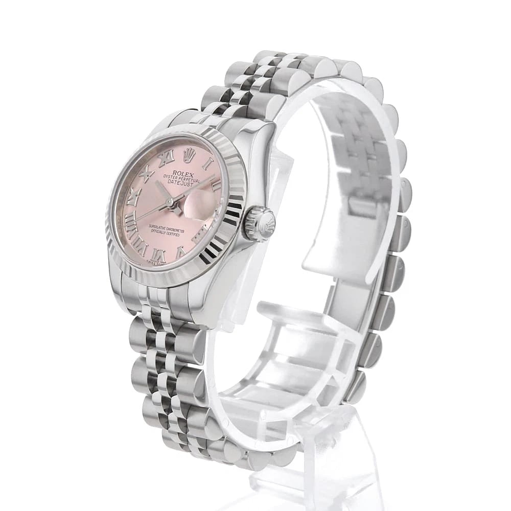ROLEX DATEJUST PINK WATCH - 2