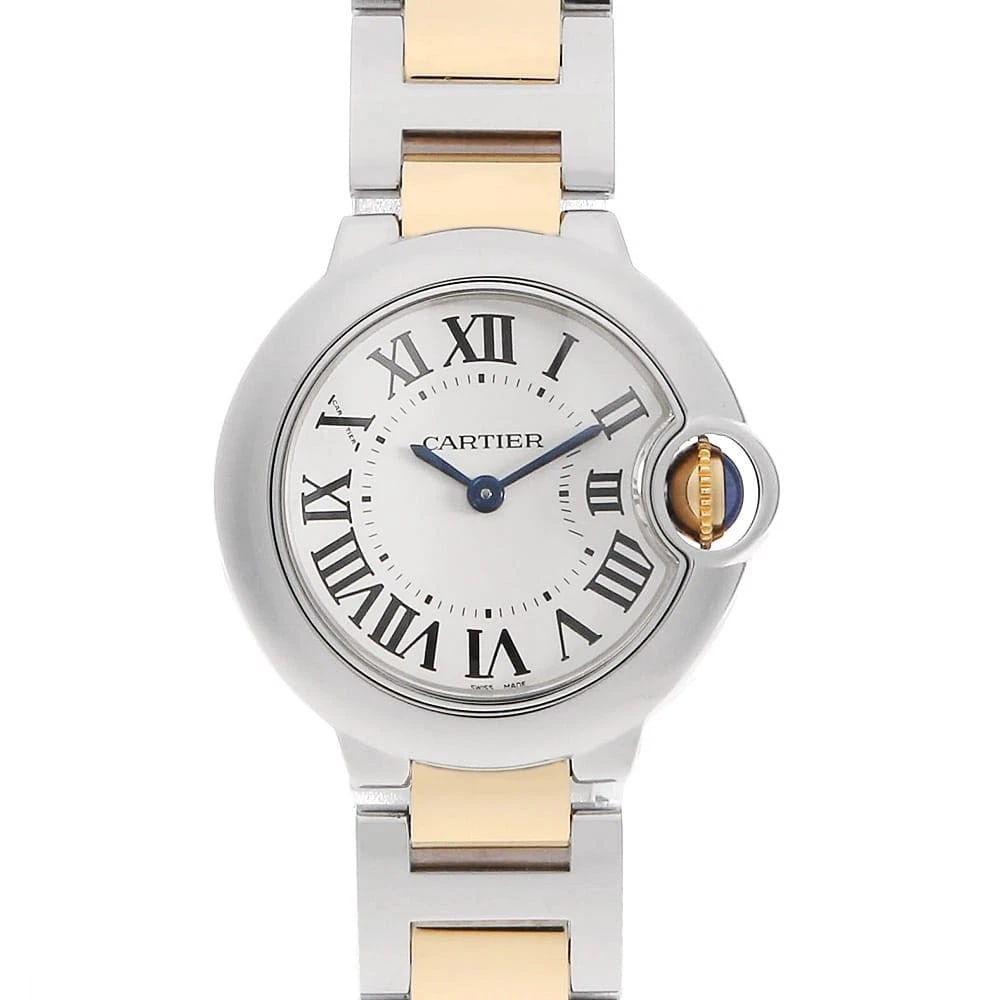 CARTIER BARON BLUE WATCH: Cartier Baron blue Watch Brand: Cartier Type/Style: Wrist watch Material: Band Material Stainless Steel/Yellow Gold, Case Material Stainless Steel/Yellow Gold Color: Dial Color Silver Size: Case:W28mm