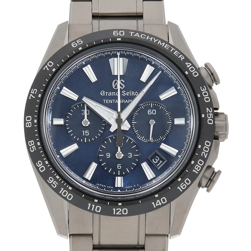 GRAND SEIKO EVOLUTION COLLECTION WATCH: Grand Seiko Evolution Collection Watch Brand: Grand Seiko Type/Style: Wrist watch Material: Band Material Bright Titanium, Case Material Bright Titanium Color: Dial Color Blue Size: Case:W43mm