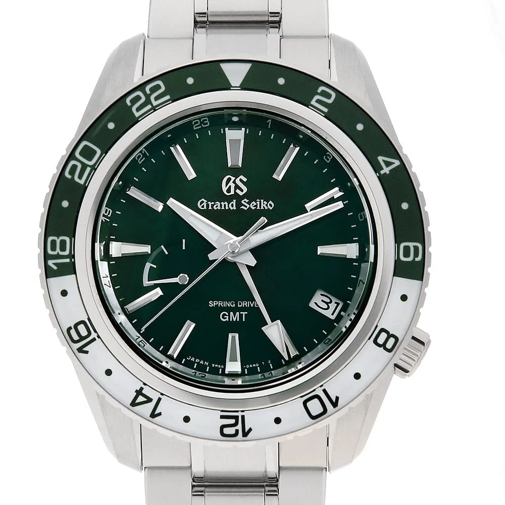 GRAND SEIKO SPORTS COLLECTION MASTER WATCH: Grand Seiko Sports Collection Master Watch Brand: Grand Seiko Type/Style: Wrist watch Material: Band Material Stainless Steel, Case Material Stainless Steel Color: Dial Color Green Size: Case:W44mm