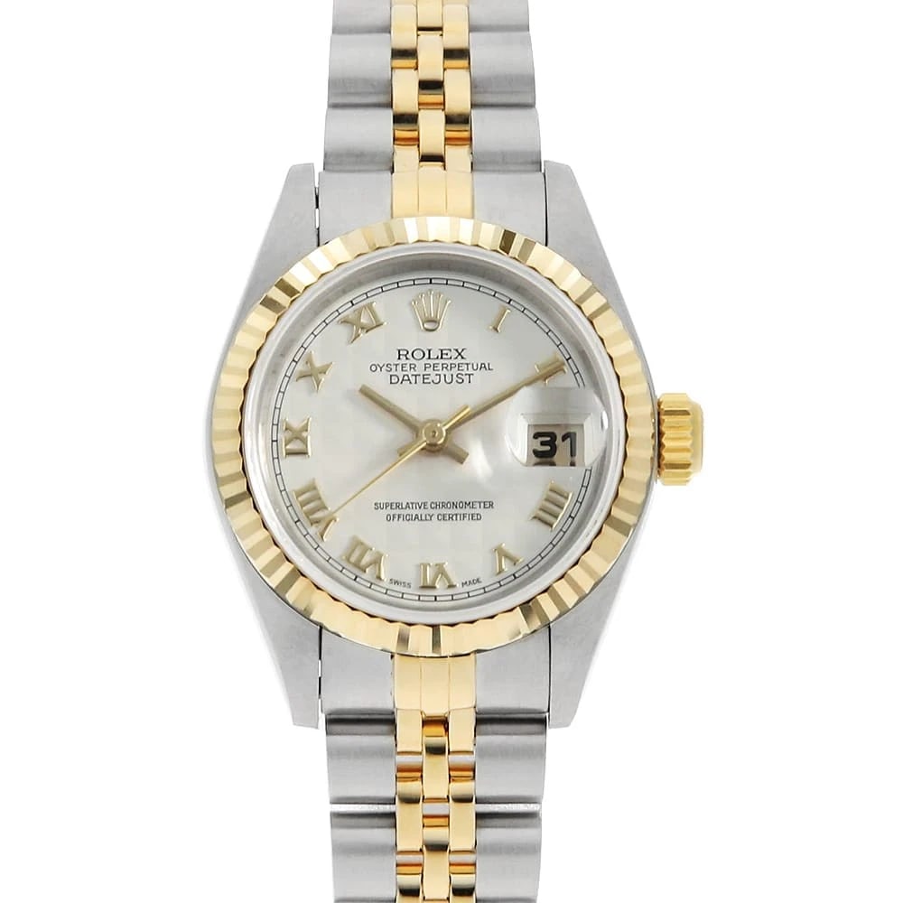 ROLEX DATEJUST CREAM PYRAMID WATCH (1 of 3)