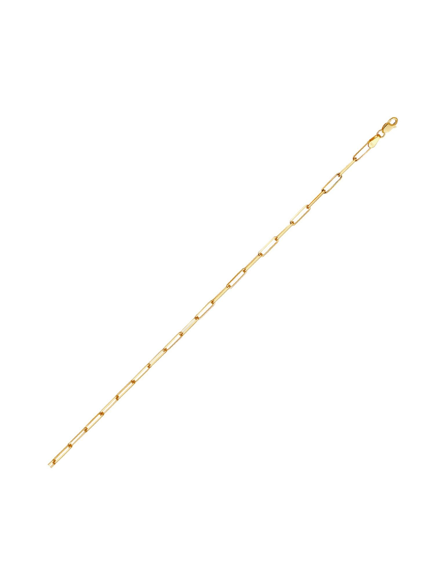 14KY TRIANGLE DC PAPERCLIP CHAIN - 2